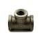 Thrifco Plumbing 1 Inch X 1 Inch X 1/2 Inch Black Steel Reducer Tee 8317078 - alternate 5